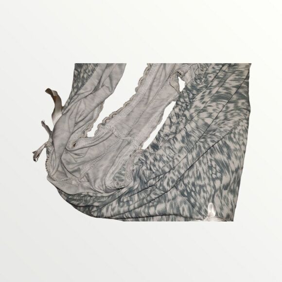 Kathryn gray leopard pajama short set Lounge wear small - Picture 7 of 7